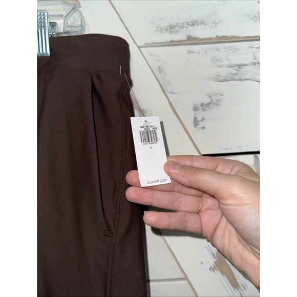 Old Navy Active Powersoft High Rise Go Dry Shorts Loose Brown Womens L - Picture 6 of 8
